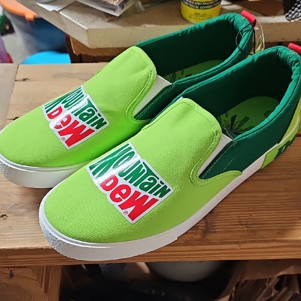 Mountain Dew Slip-On Loafers for Men By GroundUp